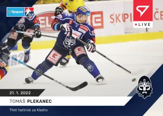 Tomáš Plekanec SportZoo Tipsport ELH 2021-22 Live /90 č.87