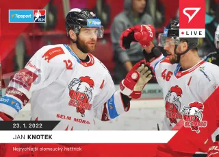 Jan Knotek SportZoo Tipsport ELH 2021-22 Live /76 č.89