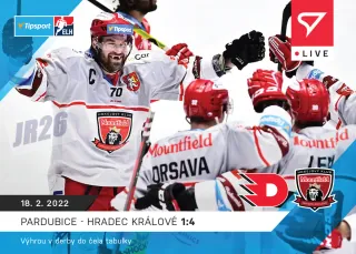 Pardubice – Hradec 1:4 SportZoo Tipsport ELH 2021-29 Live /49 č.106