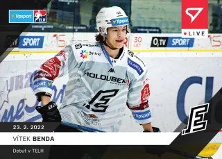 Vítek Benda SportZoo Tipsport ELH 2021-31 Live /45 č.108