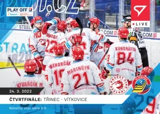 Čtvrtfinale: Třinec vs Vítkovice  SportZoo Tipsport ELH 2021-45 Live /30 č.122