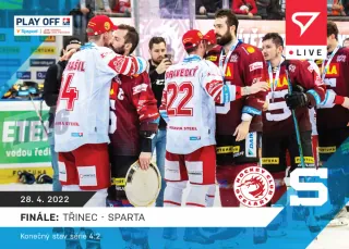 Finále: Třinec vs Sparta SportZoo Tipsport ELH 2021-59 Live /53 č.136