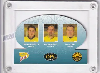 Podolka Michal  / Martínek Petr / Klíma Petr  OFS Plus 2002-03 Trio č.T-07