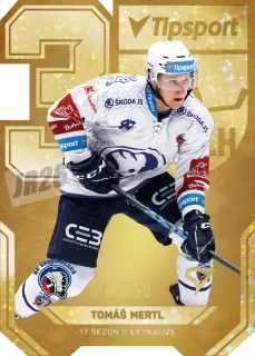 Mertl Tomáš SportZoo ELH 2022-23 30 let ELH /50 č.AV-12