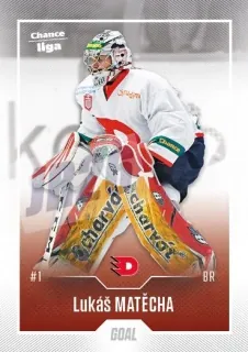 Matěcha Lukáš Goal Cards Dotisk 2022-23 Dotisk Řadovka č.470
