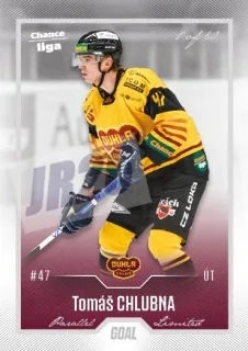 Chlubna Tomáš Goal Cards Dotisk 2022-23 Dotisk Silver 1 of 60 č.410