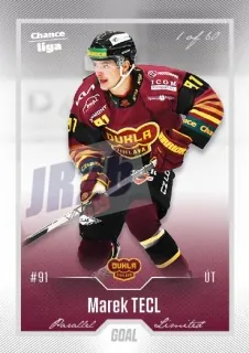 Tecl Marek Goal Cards Dotisk 2022-23 Dotisk Silver 1 of 60 č.412