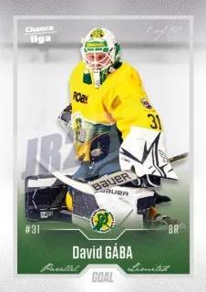 Gába David Goal Cards Dotisk 2022-23 Dotisk Silver 1 of 60 č.414