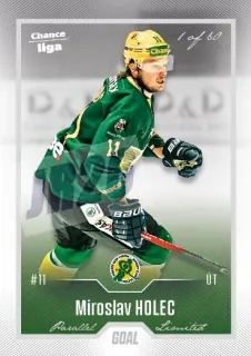 Holec Miroslav Goal Cards Dotisk 2022-23 Dotisk Silver 1 of 60 č.418