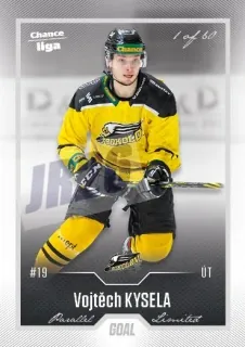 Kysela Vojtěch Goal Cards Dotisk 2022-23 Dotisk Silver 1 of 60 č.423