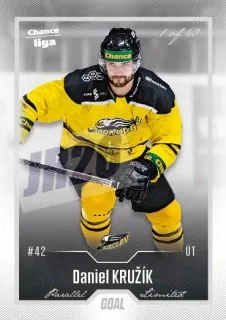 Kružík Daniel Goal Cards Dotisk 2022-23 Dotisk Silver 1 of 60 č.425