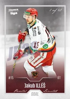Illéš Jakub Goal Cards Dotisk 2022-23 Dotisk Silver 1 of 60 č.431