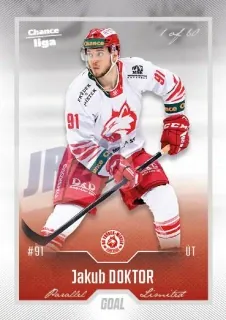 Doktor Jakub Goal Cards Dotisk 2022-23 Dotisk Silver 1 of 60 č.469