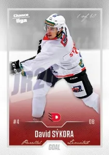 Sýkora David Goal Cards Dotisk 2022-23 Dotisk Silver 1 of 60 č.473