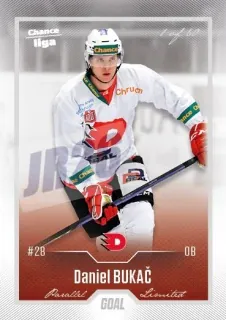 Bukač Daniel Goal Cards Dotisk 2022-23 Dotisk Silver 1 of 60 č.475