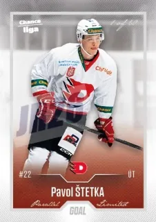 Štetka Pavol Goal Cards Dotisk 2022-23 Dotisk Silver 1 of 60 č.479