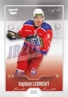 Lednický Vojtěch Goal Cards Dotisk 2022-23 Dotisk Silver 1 of 60 č.487