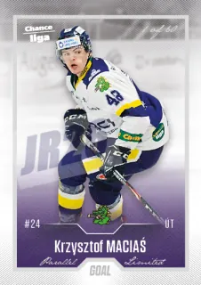 Maciaś Krzysztof Goal Cards Dotisk 2022-23 Dotisk Silver 1 of 60 č.489