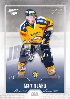 Lang Martin Goal Cards Dotisk 2022-23 Dotisk Silver 1 of 60 č.500