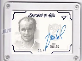 DRULÁK RADEK SportZoo Dekády Fotbalové ligy 2023 Zapsaní do dějin - Auto /40 č.S-RD