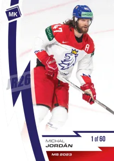 Jordán Michal MK Reprezentace 2023 Die-cut 1 of 60 č.63