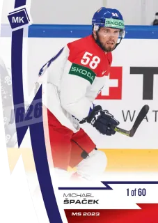 Špaček Michael MK Reprezentace 2023 Die-cut 1 of 60 č.66