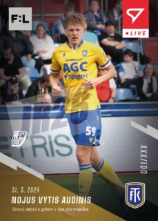 Nojus Vytis Audinis FORTUNA:LIGA 2023-24 LIVE /50 č.L-34