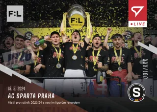 AC Sparta Praha FORTUNA:LIGA 2023-24 LIVE / 316 č.L-42
