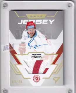 Pánik Richard SportZoo Tipsport 2023-24 I.série Game Jersey AUTO /25 č.GJS-RP