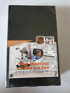 Box NHL Pro-Set 1991-92 anglická verze