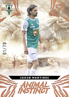 Jakub Martinec  SportZoo Chance Liga 2024-25 Animal Instinct /70 č.AI-23