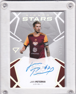 Jan Peterka  SportZoo Chance Liga 2024-25 Signed Stars - Level 1 xx/99 č.SL1-PE