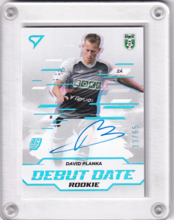 David Planka SportZoo Chance Liga 2024-25 II.série Debut date rookie AUTO /65 č.DDS-DP