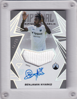Nyarko Benjamin SportZoo Chance Liga 2024-25 II.série 2025 Imperial Scripted Memorabilia AUTO /25 č.IM-BN