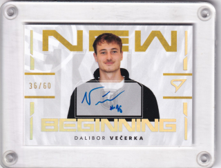 Dalibor Večerka SportZoo Chance Liga 2024-25 II.série New beginnings AUTO /60 č.NBS-DV
