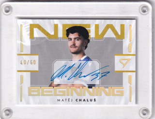 Matěj Chaluš SportZoo Chance Liga 2024-25 II.série New beginnings AUTO /60 č.NBS-MC