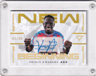 Prince Kwabena Adu SportZoo Chance Liga 2024-25 II.série New beginnings AUTO /60 č.NBS-PA