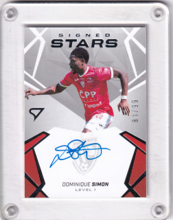 Dominique Simon SportZoo Chance Liga 2024-25 II.série Signed Stars - Level 1 xx/99 č.SL1-DS