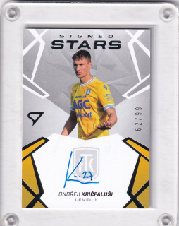 Ondřej Kričfaluši SportZoo Chance Liga 2024-25 II.série Signed Stars - Level 1 xx/99 č.SL1-KR