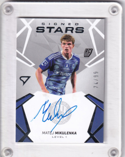 Matěj Mikulenka SportZoo Chance Liga 2024-25 II.série Signed Stars - Level 1 xx/99 č.SL1-MM