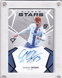 Samuel Grygar SportZoo Chance Liga 2024-25 II.série Signed Stars - Level 1 xx/99 č.SL1-SG