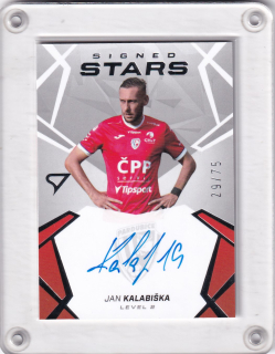 Jan Kalabiška SportZoo Chance Liga 2024-25 II.série Signed Stars - Level 2 xx/75 č.SL2-KA