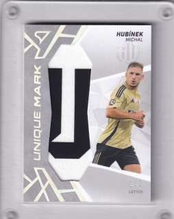 Michal Hubínek SportZoo Chance Liga 2024-25 II.série Unique Mark Letter 2/7 "U" č.UM-HU