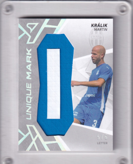 Martin Králik SportZoo Chance Liga 2024-25 II.série Unique Mark Letter 5/6 "I" č.UM-MK