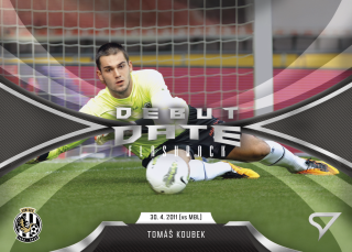 TOMÁŠ KOUBEK  SportZoo I.série 2025-26 Debut Date Flashback č.DF-4