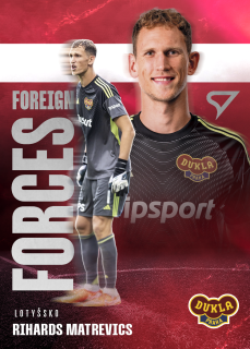 RIHARDS MATREVICS  SportZoo I.série 2025-26 Foreign Forces č.FF-31