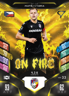 MATĚJ VYDRA  SportZoo Duel 2025-26  č.OF-02