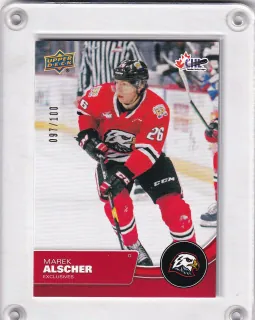 Alscher Marek UD CHL 2021-22 Red Exclusives /100 č.278