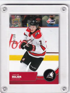 Hujer Jakub UD CHL 2021-22 Red /100 č.246