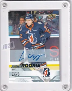 Lang Martin Upper Deck CHL 2017-18 Signature č.308